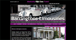 Desktop Screenshot of barringtonslimousines.co.uk