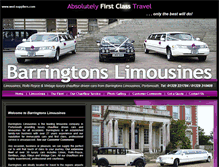 Tablet Screenshot of barringtonslimousines.co.uk